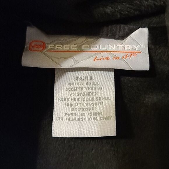 Free Country black fur lined weather proof jacket - Picture 4 of 16